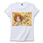 妖精4-レディースTシャツ