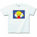 太陽キャラクターのプリントTシャツ（ホワイト）各種